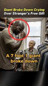 Giant Broke Down Crying Over Stranger's Free Gift