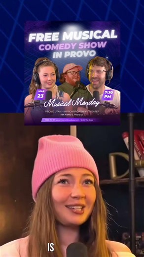 PROVO! We’ve got a FREE musical comedy show for you THIS Monday, March 23rd.