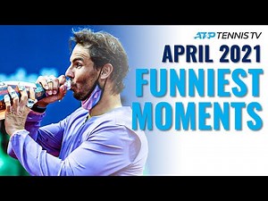 Nadal & Tsitsipas' Champagne Fail and Funny Tennis Moments from April 2021! 😆
