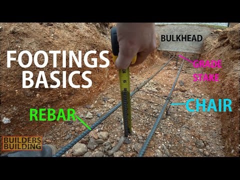 Footing basics for residential footers
