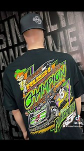 Brock Pinkerous Racing Youngest RUSH Late Model Champion! Grab it here: https://brockpinkerous.com/products/new-bam-bam-rush-championship-tee #TeamImpact #ImpactArmy #BrockPinkerous #RUSHLateModelSeries #DirtTrack #DirtTrackRacing #RacingApparel #Merch | Impact RaceGear