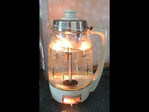 Vintage 1960s Proctor Silex Citation ATOMIC Glass Coffee Pot Percolator # 01930