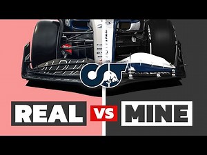 Redesigning the 2023 Alpha Tauri Formula 1 Car