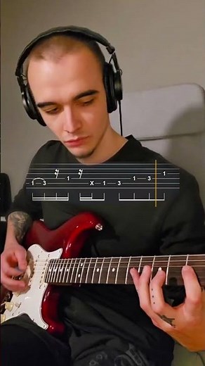 Legendary guitar riff 🎸 Bee Gees - Stayin Alive with tabs #guitar #guitartutorial #beegees #shorts