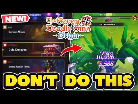 DON'T FALL FOR THIS! NEW WAY TO FARM GOLD, WEAPONS & FRAGMENTS! | 7DS: Origin