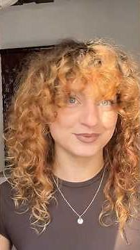 Quick & simple wolfcut on curly hair