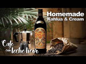 Kahlua Recipe | Homemade Coffee and Cream Liqueur Holiday Drink Inspired by Cuban Café con Leche!