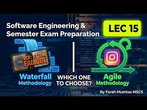 How Instagram is Built? 📸 Agile vs Waterfall Comparison | Lec 15 SE (Urdu/Hindi)