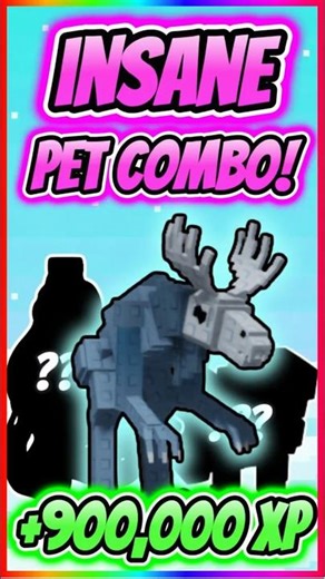 *INSANE* PET COMBO FOR 900,000+ XP! | Grow A Garden