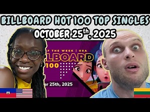 REACTION TO Billboard Hot 100™ Top Singles This Week + Bubbling Under Hot 100 (October 25th, 2025)