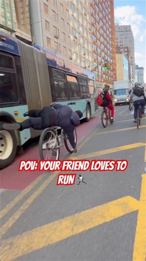 WALL WALKING IS CRAZY🤯 #sebikes #colossalripper #bikelife #nyc #run #stunt #bus #mta #funny #viral