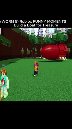 (WORM 5) Roblox FUNNY MOMENTS ｜ Build a Boat for