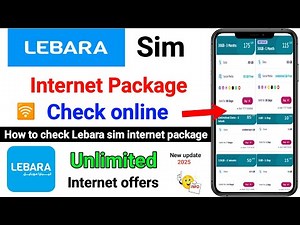 Lebara sim internet packages 2025 | Lebara sim offer check code | How to check lebara offers