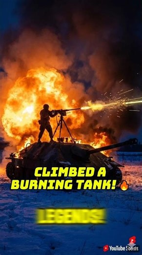 He Climbed a Burning Tank to Kill Nazis 🔥🤯