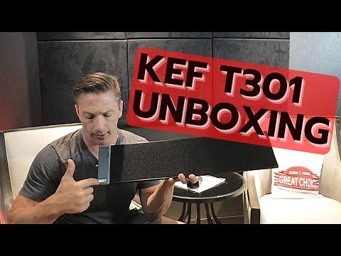 KEF T301 Speaker Unboxing!