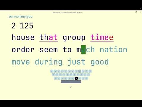 Typing Challenge – Road to 150 WPM 🔥