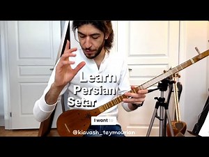 Beginner Setar Lesson | Real-Class Footage with Kiavash Music, Toronto