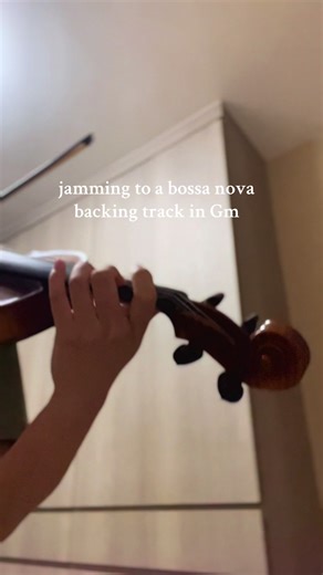 just #jamming around a backing track with a #violin