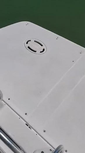 Swim platform on Mainship 31 Sedan Bridge