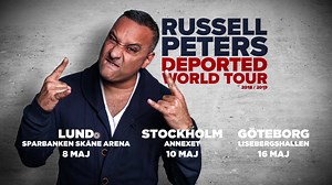 I maj kommer The REAL Russell Peters, en av världens största standup-stjärnor till Stockholm, Göteborg & Lund! 🙌 >8 maj Lund – 10 maj Stockholm – 16 maj Göteborg Biljetter 👉 https://shownight.se/russell-peters/ | Shownight