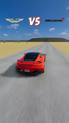 Aston Martin Vs McLaren #usa #beamngdrive #fypシviral #foryou #tiktok #game #beamng | K For Gaming