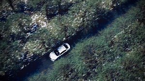 C4D+Red shift 写实渲染 行驶在林间小路的汽车