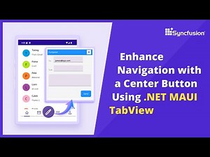 Enhance Navigation with a Center Button Using .NET MAUI Tab View