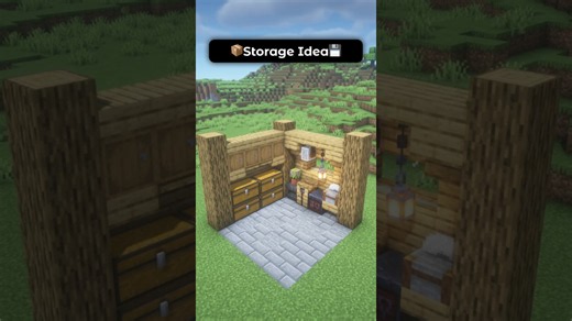 Simple Aesthetic Cyberpunk Storage Design Idea In Minecraft! 💾📦
