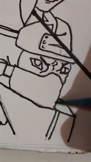 Akatsuki member drawing #akatsuki #drawing #shorts