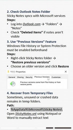 Lost or deleted your Sticky Notes on Windows 10/11? No worries — recovery is easier than you think!