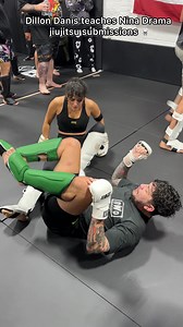 Dillon Danis teaches Nina Drama jiujitsu submissions | Nina Drama