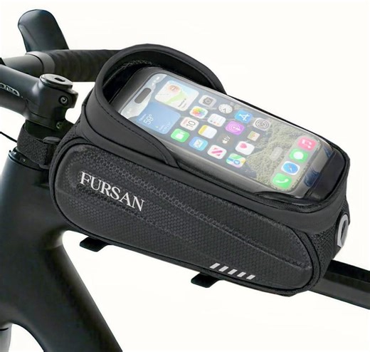 Waterproof Bike Phone Holder Bag: Top Tube Cycling Mount (fits up to 6.8") - Etsy