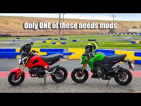 Honda Grom vs. Kawasaki Z125 Comparison (1st Gens)