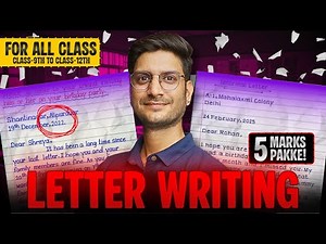 Letter Writing | English Writing Skill | All Types Of Letter | Tips & Tricks | Class-9 To Class-12th