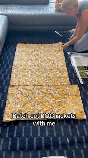 Batch Cut Bog Jackets with me. #sewing #sewingtutorial #sewingpatterns