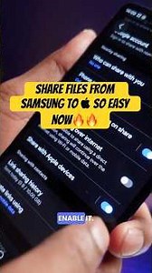 Samsung To iPhone File Transfer അതും 3rd Party App സഹായം ഇല്ലാതെ 😲 #samsung #iphone