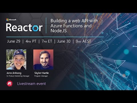 Building a web API with Azure Functions and Node.JS