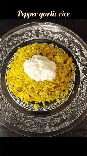 Pepper Garlic Rice | Quick Spicy Rice Recipe