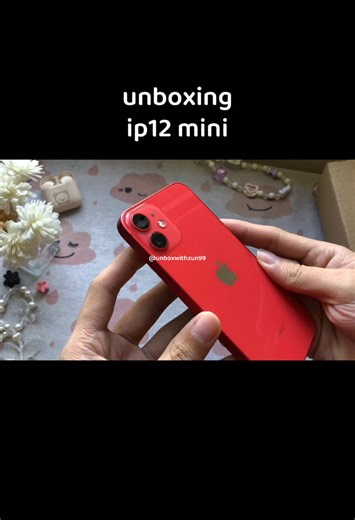 Unboxing iPhone 12 Mini Red in 2025