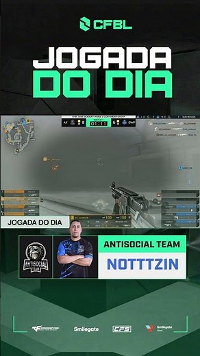 PLAY OF THE DAY - The 5K by the "funny guy", aka NOTTTZIN. #CFBL2026 #CFBL #crossfirebrasil #cros...
