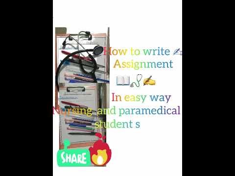 How to write the assignment for college students #nursing#collegestudent#knowledge #exam