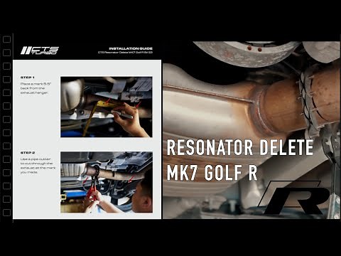 CTS Turbo Resonator Delete Kit | Full DIY Tutorial on the MK7 | MK7.5 Golf R