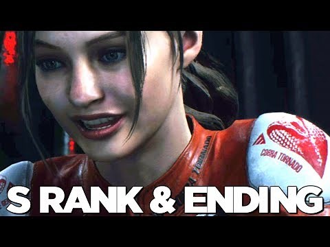 RESIDENT EVIL 2 REMAKE S RANK & CLAIRE A ENDING Walkthrough Gameplay Part 6 (RE2)