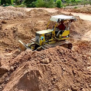 Mini Truck 5Ton and Bulldozer KOMATSU D20P Completely To Processing Working Project Filling Up Land Huge #fb #fyp #camp #dozer #trucks #foryouシ #fbreels #excavator #viraltiktok | BulldozeR PoweR
