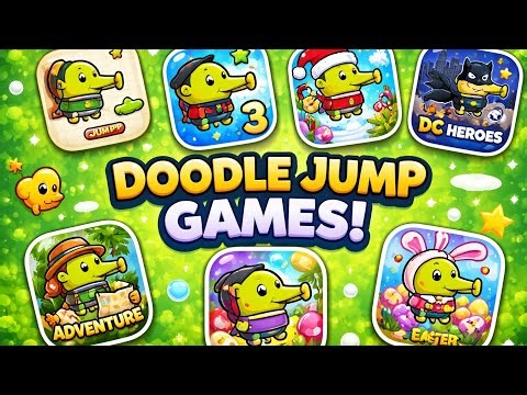 All Doodle Jump Android Games - Mobile Gameplay & Walkthrough
