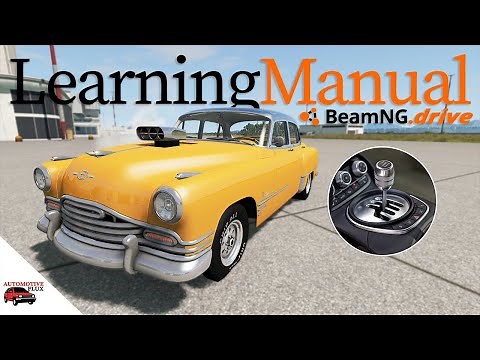 Learning to drive a manual transmission in BeamNG.drive