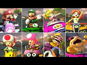 Mario Kart 8 - All Character Win Animations