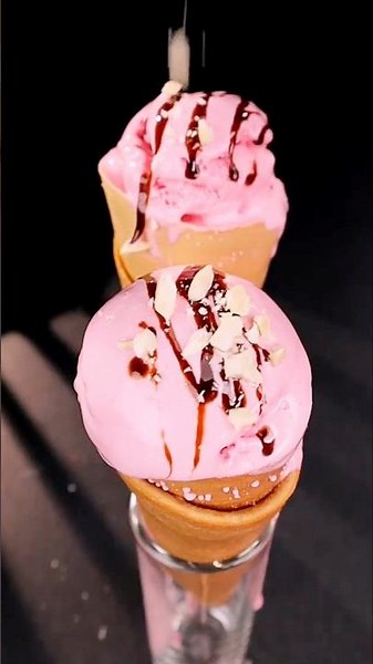 Easy Homemade Ice Cream Recipe 🍦 | 2 Minute Dessert Shorts