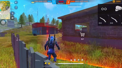 Epic Showdown: Ninja vs Alien in Free Fire PvP Game