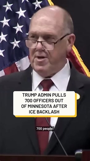 The Recount on Instagram: "Immigration officers are being pulled off Minnesota streets after bipartisan backlash. Trump’s border “czar” Tom Homan on Wednesday announced that 700 federal law enforcement officers were being pulled from the state to narrow ICE’s focus. Homan claimed more counties in the state were cooperating with ICE to hand over undocumented immigrants from their jails, allowing the agency to focus less on street enforcement and more on going after “public safety threats.” “This 